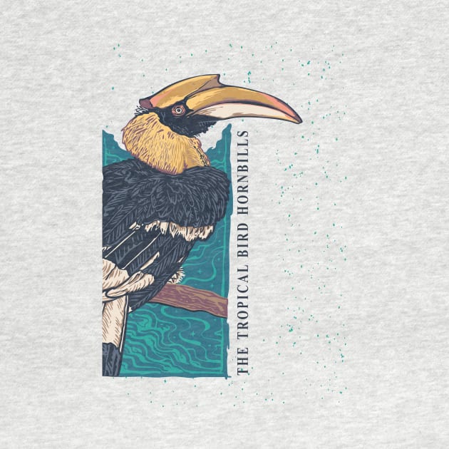 tropical bird vintage by lazymost